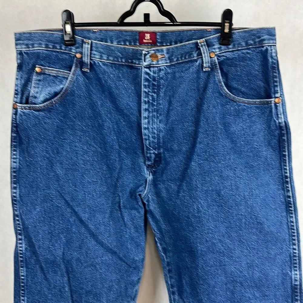 Wrangler Men’s Denim Jeans 13MWZGK Relaxed Sz 42x32